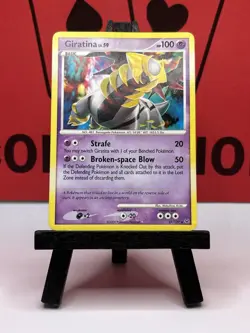 Giratina 27/127 Rare Platinum Non Holo Rare Pokemon Card - Image 2