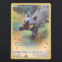 Pokemon TCG Card Poochyena GG33/GG70 Crown Zenith Galarian Gallery - NM - Image 1