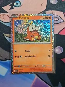 Fuecoco 002/015 - Holo - McDonald’s 2023 Pokemon TCG Card M23en - NM - Image 1