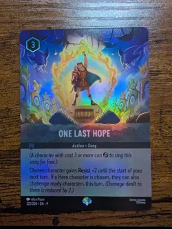 Disney Lorcana Fabled One Last Hope 222/204 Epic Card Mint Condition - Image 1