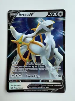 Arceus V - SWSH306 - Pokemon Sword & Shield Promo Ultra Rare Holo Card - Image 1