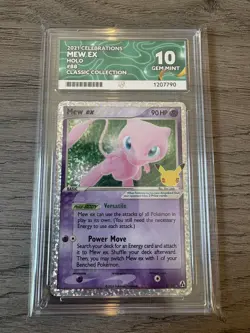 ACE 10 Mew ex #88 Celebrations 25th Anniversary Pokemon card - Image 1