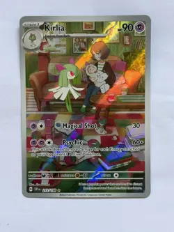 Pokemon TCG Kirlia Scarlet Violet Illustration Rare Card 212/198 - Image 1