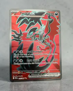 Yveltal EX 105/108 XY Evolutions Full Art Ultra Rare Holo Pokemon Card NM 2016 - Image 1