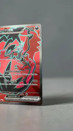 Yveltal EX 105/108 XY Evolutions Full Art Ultra Rare Holo Pokemon Card NM 2016 - Image 2
