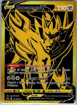 Zamazenta V SWSH077 SWSH: Sword & Shield Promo Cards - Pokemon Card - NM - Image 1