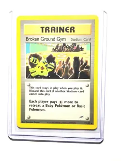 BROKEN GROUND GYM - 92/105 - Neo Destiny - Trainer - Pokemon Card - NM - Image 1