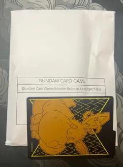 Gundam Card Game Booster Release Kit BKIT-03 English SEALED - Image 1