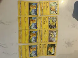 Pokemon TCG Pikachu 063/202 Sword & Shield 8 Card Lot English Common - Image 1