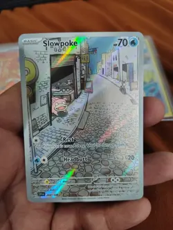Pokemon TCG Slowpoke Holo Card 204/198 SV01 Scarlet & Violet Base Set - Image 1