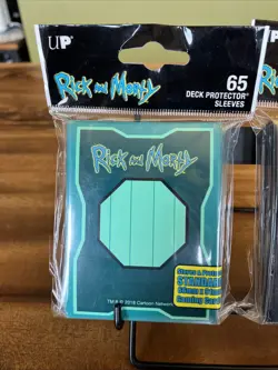 Set of 2 Ultra-Pro Rick and Morty 65 Card Protector Sleeves - Canadian Seller - Image 2