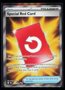 Pokemon Chaos Rising Special Red Card 113/086 Ultra Rare Holo NM - Image 1