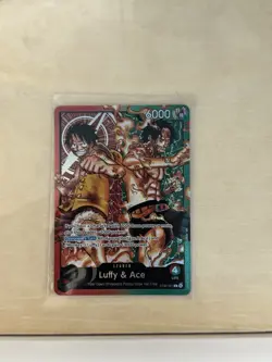 One Piece TCG Luffy & Ace ST30-001 Leader - Image 1