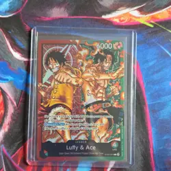 Bandai One Piece Card Game Luffy & Ace Leader ST30-001 Promo Foil EN 6000 - Image 2