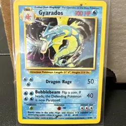 Wizards of the Coast Gyarados 6/102 Base Set 1999 Unlimited Holo Rare 100 HP - Image 1