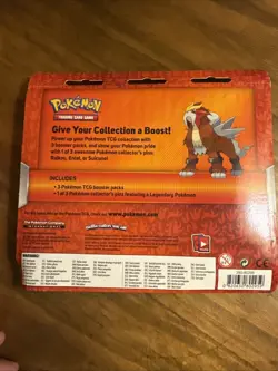 Pokemon Collector's Pin Blister Card Game - 29080295 (3 Pack) Entei 820650802959 - Image 2