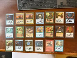 MTG magic the gathering - Lotto Mix Block 20 signed Cards - Image 1