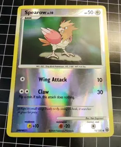 Spearow 74/100 Reverse Holo Majestic Dawn Pokemon Card - Image 1