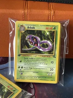 Complete 1st Edition Fossil All Uncommon & Common Card Set (31-62) Near Mint - Image 1