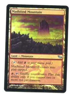 Madblind Mountain Foil LP - Shadowmoor - Magic the Gathering MTG Card-tste - Image 1
