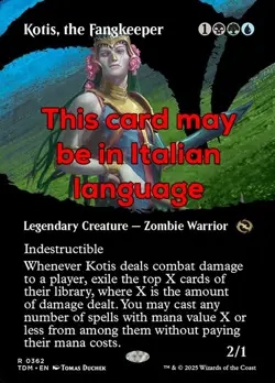 MTG KOTIS, THE FANGKEEPER 362 EXC - KOTIS, IL CUSTODE DELLE ZANNE - TDM X IT - Image 1