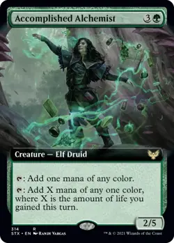 MTG - Accomplished Alchemist - Extended Art - Strixhaven: School of Mages - Image 1
