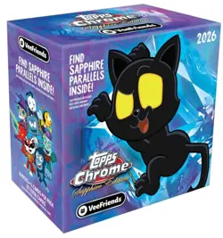 2026 Topps Chrome® VeeFriends Sapphire Hobby Box BRAND NEW - CONFIRMED PRE ORDER - Image 1