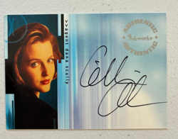 2001 Inkworks The X-Files Seasons 6 & 7 Gillian Anderson Autograph Auto A9 Card - Image 1