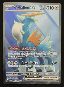Pokemon TCG Cobalion ex 103/086 Ultra Rare Chaos Rising NM/M - Image 1
