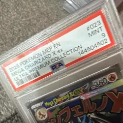 The Pokemon Company Pokemon TCG Mega Charizard X EX 023 MEP EN Holo 2025 PSA 9 - Image 3