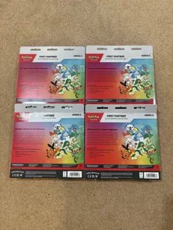 Pokemon TCG First Partner Illustration Collection Series 2 Sealed Promo Lot of 4 - Image 2