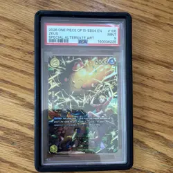 Namco One Piece CCG Zeus SP OP11-106 Adventure on Kami's Island Foil PSA 9 - Image 1