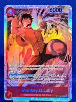 Monkey.D.Luffy OP16-015 SR | The Time of Battle | One Piece TCG | EN - Image 1