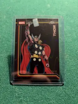 2026 Topps Chrome Marvel Thor Black Raywave Refractor /10 #177 - Image 1