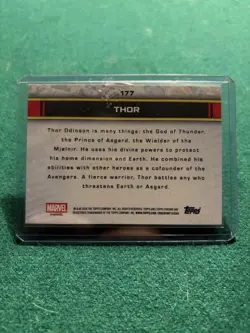 2026 Topps Chrome Marvel Thor Black Raywave Refractor /10 #177 - Image 2
