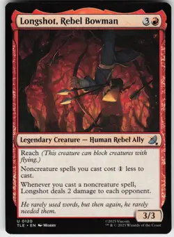 LONGSHOT, REBEL BOWMAN 120 UC NEAR MINT - Image 1