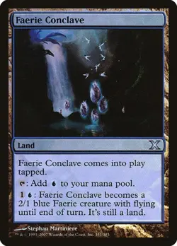 Faerie Conclave - Foil Tenth Edition MP MTG - Image 1