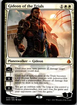 Gideon of the Trials 14 Mythic Amonkhet Magic: The Gathering Lightly Played - Image 1
