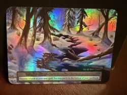 Winter River - FOIL BOX TOPPER - Sorcery Contested Realm - Alpha Edition - Image 1