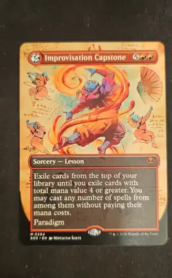 Improvisation Capstone (Borderless) Secrets of Strixhaven Regular - Image 1