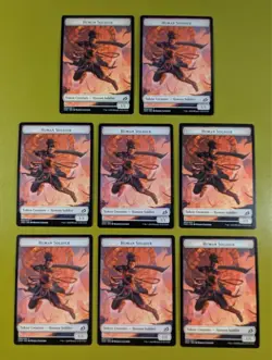 8 Human Soldier Token Ikoria: Lair of Behemoths Magic the Gathering MTG 8 - Image 1