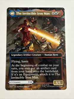 Tony Stark (Borderless) (0350) 350 Marvel Super Heroes Magic: The Gathering - Image 2