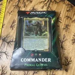 MTG Magic: The Gathering Commander Primal Genesis Deck Factory Sealed - Image 1