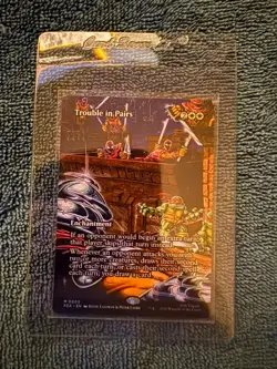 Trouble in Pairs (Borderless) Teenage Mutant Ninja Turtles Source Material - Image 1