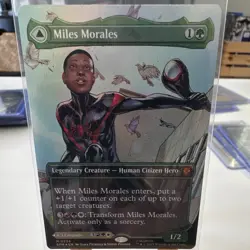 MTG Marvel's Spider-Man Miles Morales 0234 Foil Mythic Legendary Borderless - Image 1