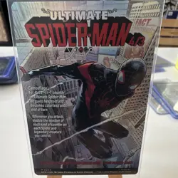 MTG Marvel's Spider-Man Miles Morales 0234 Foil Mythic Legendary Borderless - Image 2