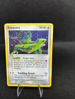 Pokemon TCG Rayquaza Deoxys 22/107 Holo Rare Holo HP 80 English 2005 - Image 5