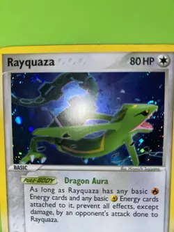 Rayquaza Pokemon TCG EX Deoxys 22/107 Holo Rare 2005 English 🔥 - Image 2