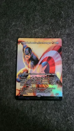 Captain America, First Avenger 88 (Borderless) Marvel Universe Foil - Image 1