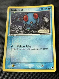 Pokemon Tentacool Reverse Holo Stamped - EX Legend Maker 62/92 | 2006 | LP - Image 1